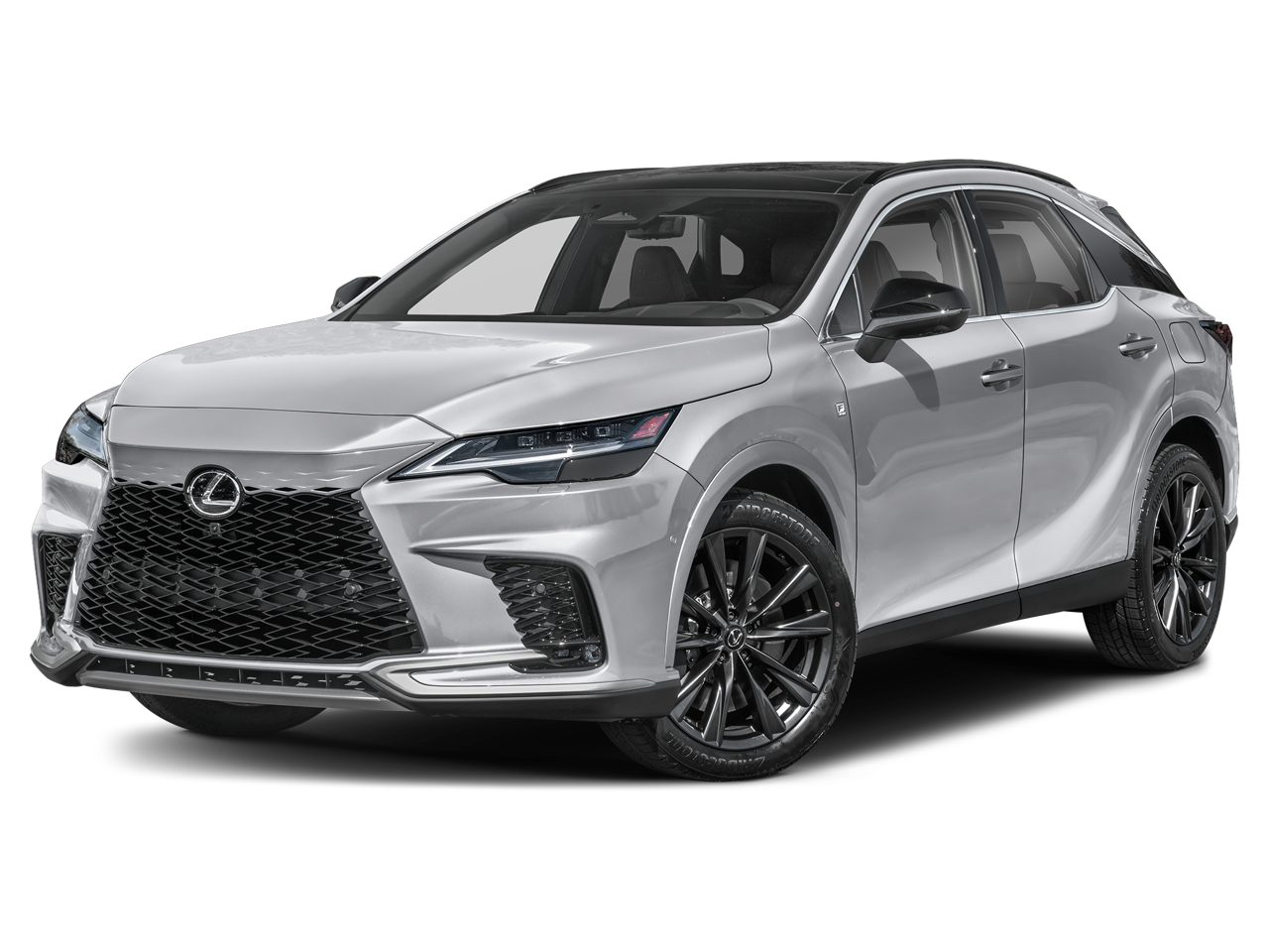 2024 Lexus RX 350 F Sport Handling in Iridium — front three-quarter view