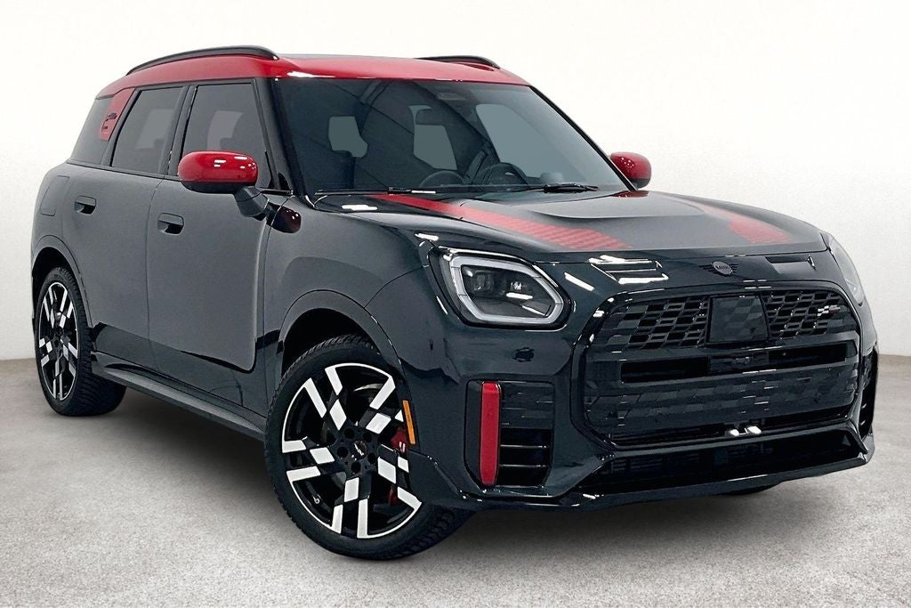 2025 MINI John Cooper Works Countryman Iconic in Gray Metallic — front three-quarter view