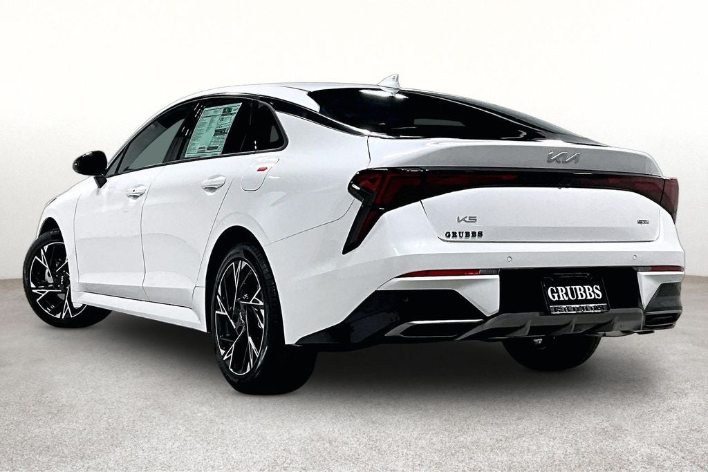 2026 Kia K5 — rear three-quarter view