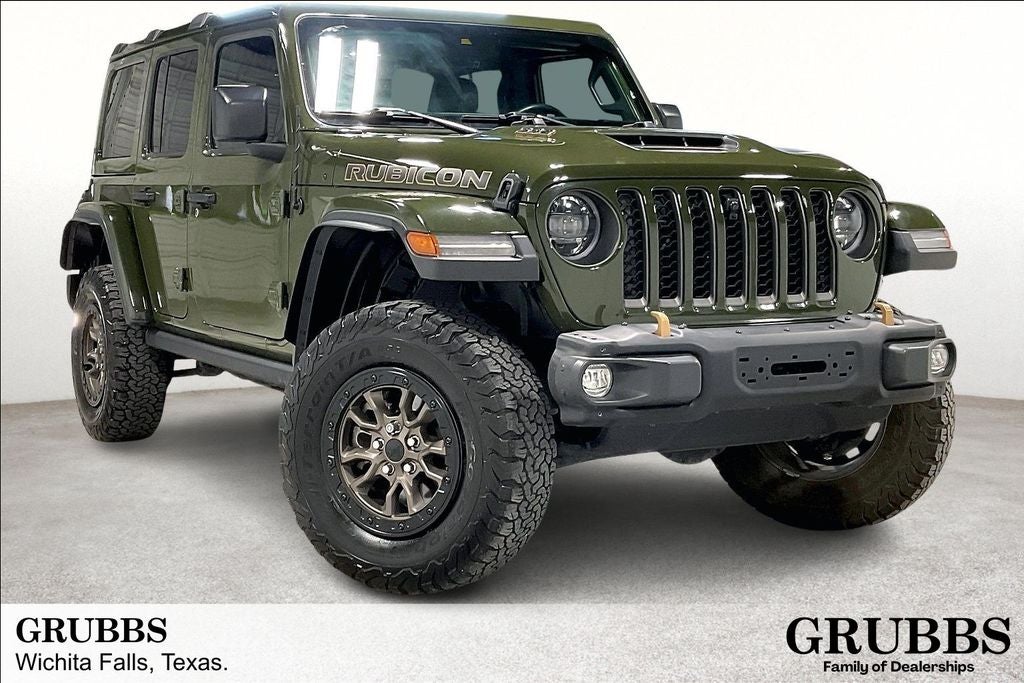 2023 Jeep Wrangler Rubicon 392 in Sarge Green Clearcoat — front three-quarter view