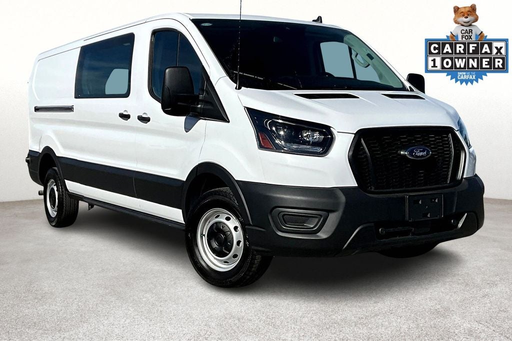 2024 Ford Transit-150 Base in Oxford White — front three-quarter view