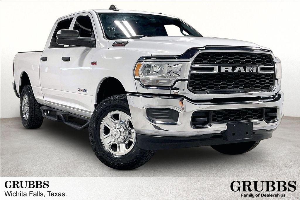 2021 RAM 2500 Tradesman in Bright White Clearcoat — front three-quarter view